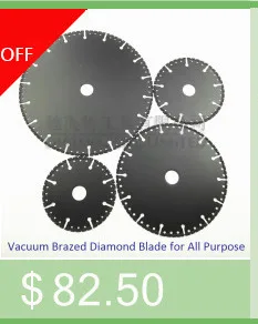 DIATOOL 5" Electroplated diamond cutting& grinding disc Bore 22.23 Diameter 125MM Both side coated diamond saw blade