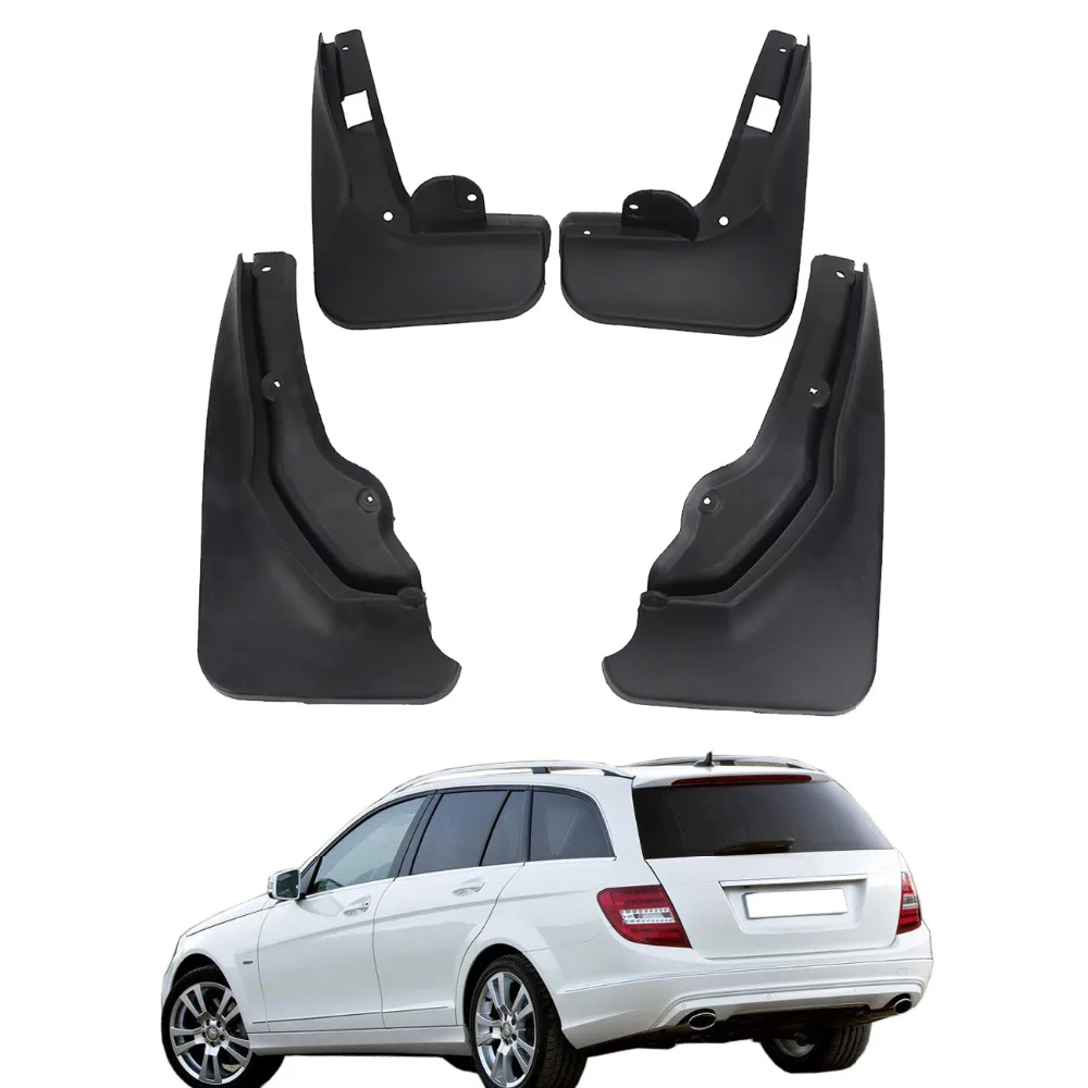 Резиновые Брызговики для автомобиля Mercedes Benz W204 C180 C250 C300 2011 2014 передние и задние