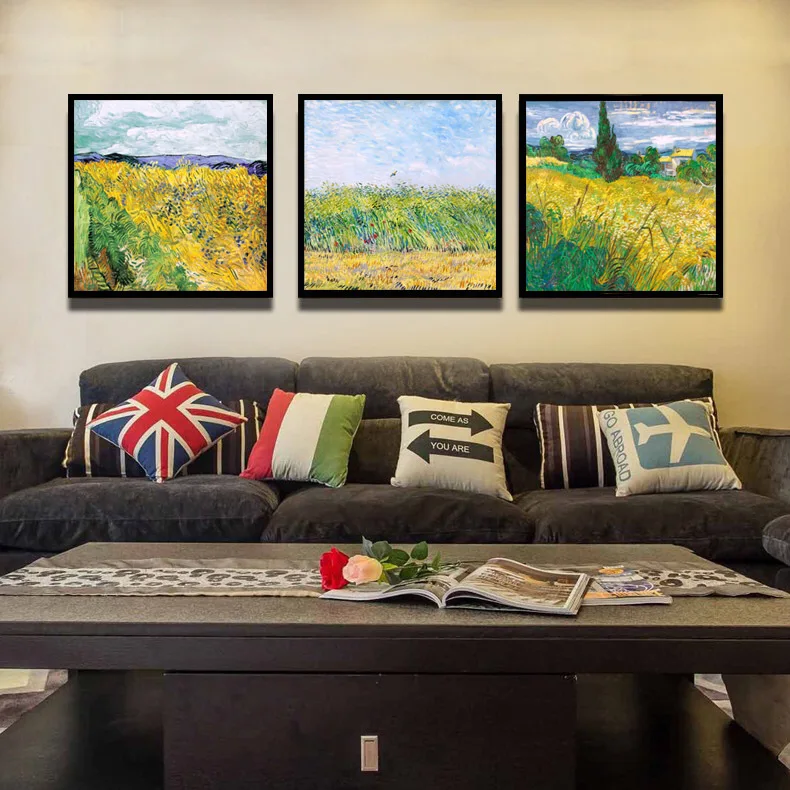 3 шт./лот европейский стиль декоративная живопись гостиная диван фон для стены