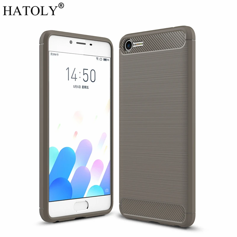 HATOLY для Capa Meizu E2 чехол противоударный мягкий ТПУ матовый прочный силиконовый Meilan