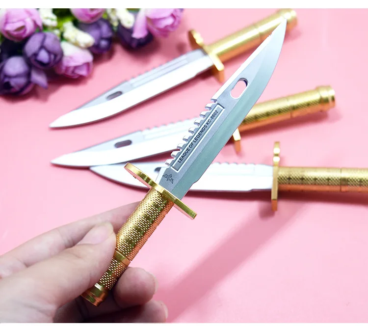 36 шт./лот новинка шариковая ручка в форме ножа школьный подарок для детей ножей