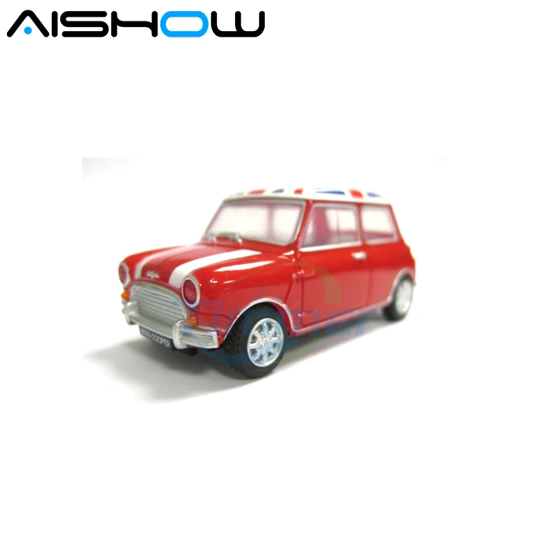 Креативных U диск 8 Гб оперативной памяти 16 встроенной 32GB USB Mini cooper милый мини авто