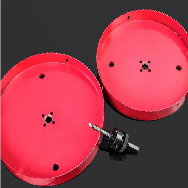 

On sale 1pc universal hole saw 205-250mm M42 Bi-metal hole Saw iron wood plastic hole opener underreamer pipeline perforator