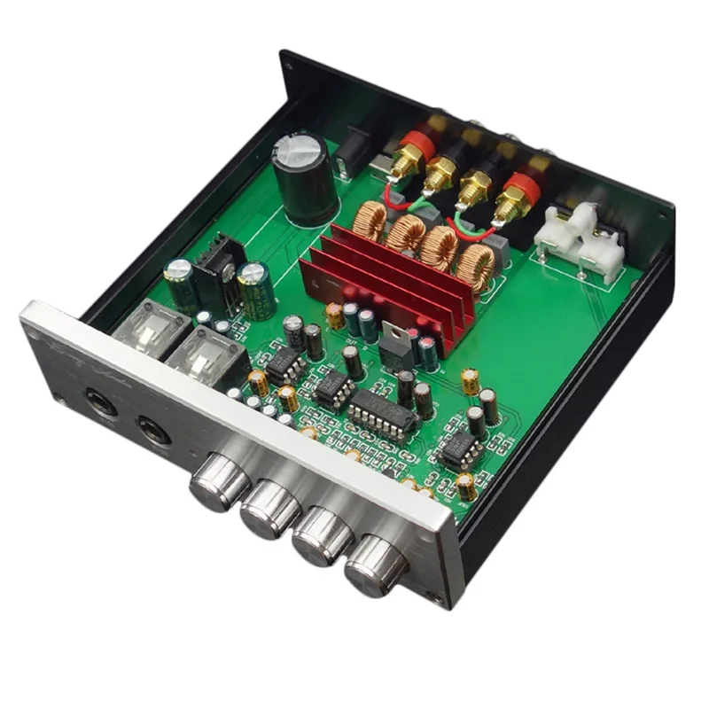 AIYIMA 100 Вт* 2 TPA3116 HIFI Высокая мощность чистый цифровой аудио усилитель 2,0 Channe PT2399 караоке Мощный мини домашний Hifi усилитель