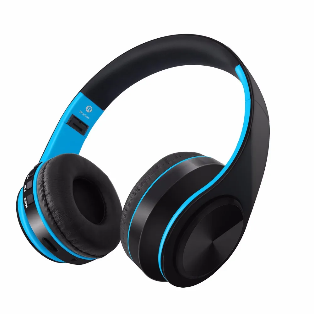 YTOM Складные Bluetooth наушники Беспроводная гарнитура стерео наушники с микрофоном Поддержка TF карты для iphone xiaomi