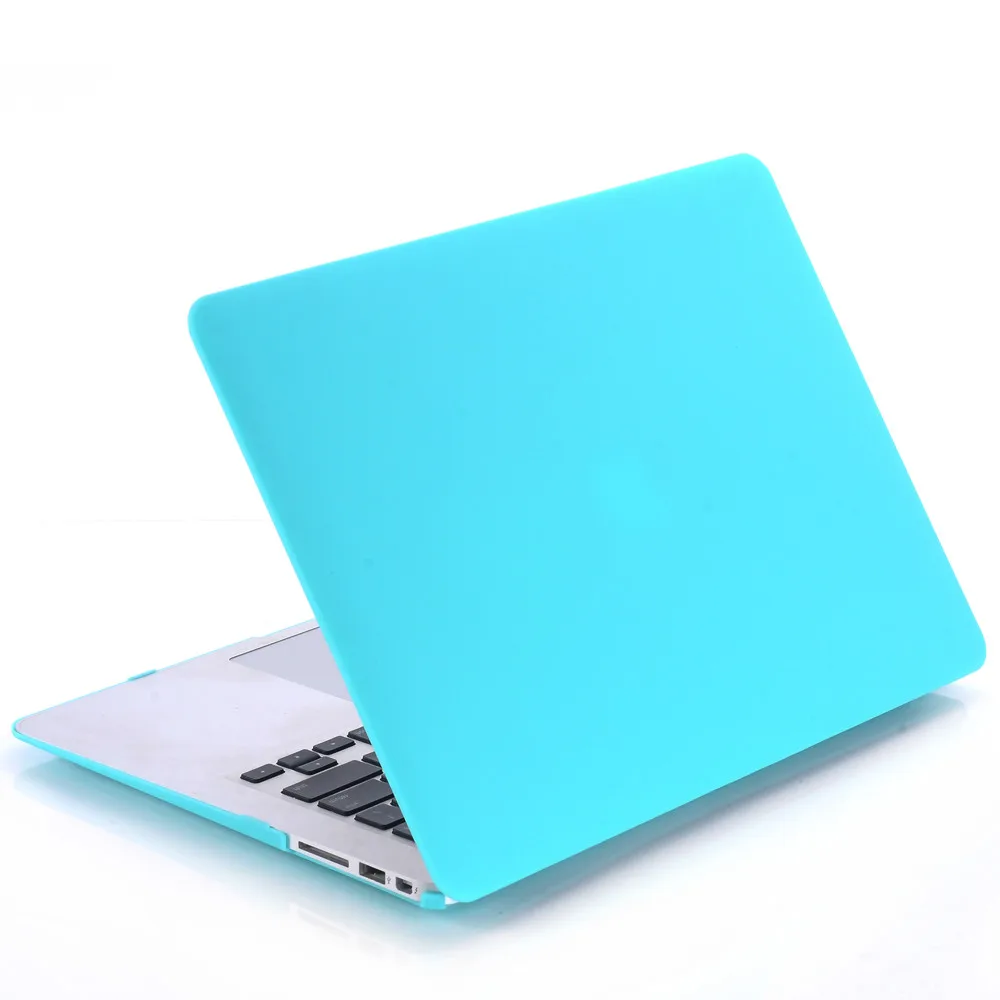 Небесно-голубой Матовый Прозрачный чехол для Macbook Air 13 Pro retina 11 12 13 15 Touch Bar, новинка, чехол для Macbook, ноутбука, ноутбука - Цвет: Небесно-голубой