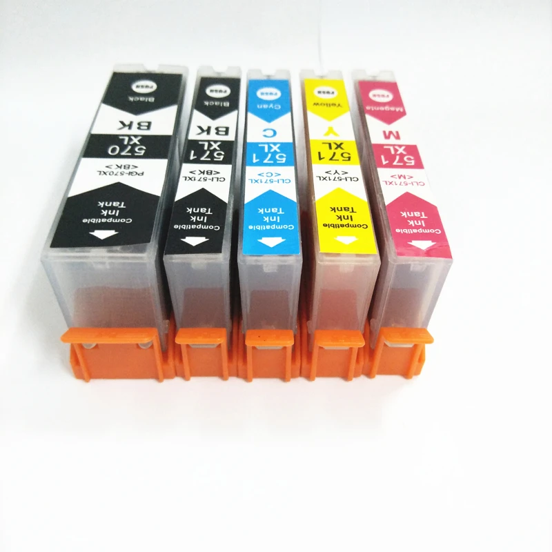 Совместимый картридж для принтера canon pgi 570 cli 571 PIXMA MG5750 MG5751 MG5752 MG6850 MG6851|Чернильные