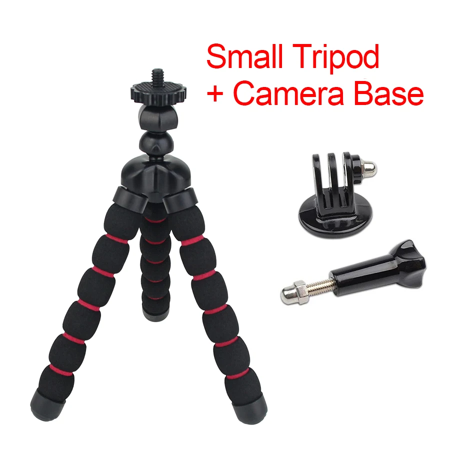 SM Tripod add base Gorillapod Octopus Гибкий штатив подставка для телефона GoPro Telefon Мобильный телефон Смартфон DSLR штатив для экшн-камеры стол - Цвет: SM Tripod add base