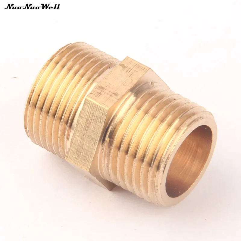 Медные соединители с прямой резьбой M22 на G1/2 '' прочные из чистой латуни для
