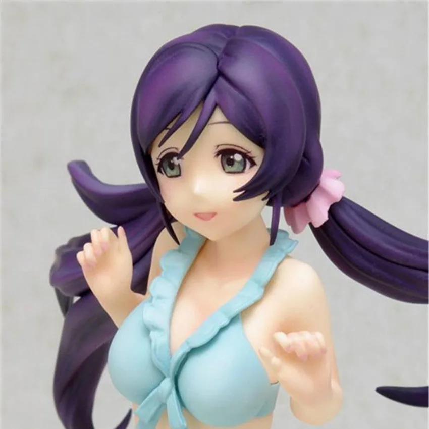 Haocaitoy Wave Doll LoveLive Nozomi Tojo Bikini Swimsuit Figure PVC Hot Sexy Collectible Action Anime Cartoon Model Toys | Игрушки и