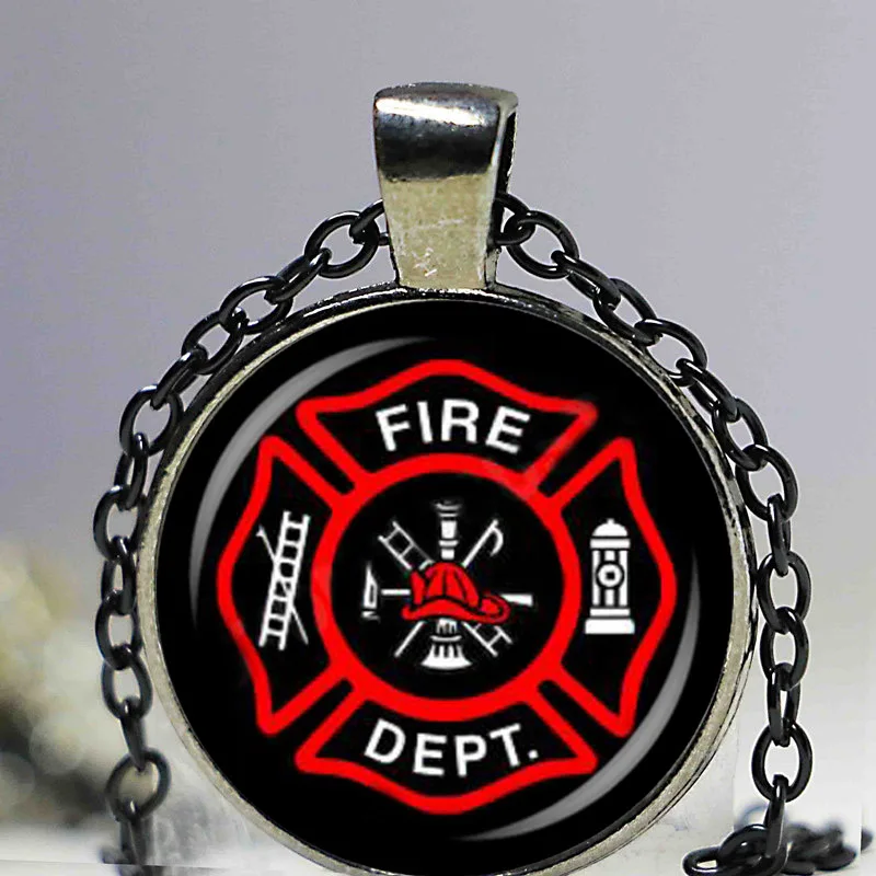 Лидер продаж модное ожерелье с подвеской в виде символа пожарного ювелирное