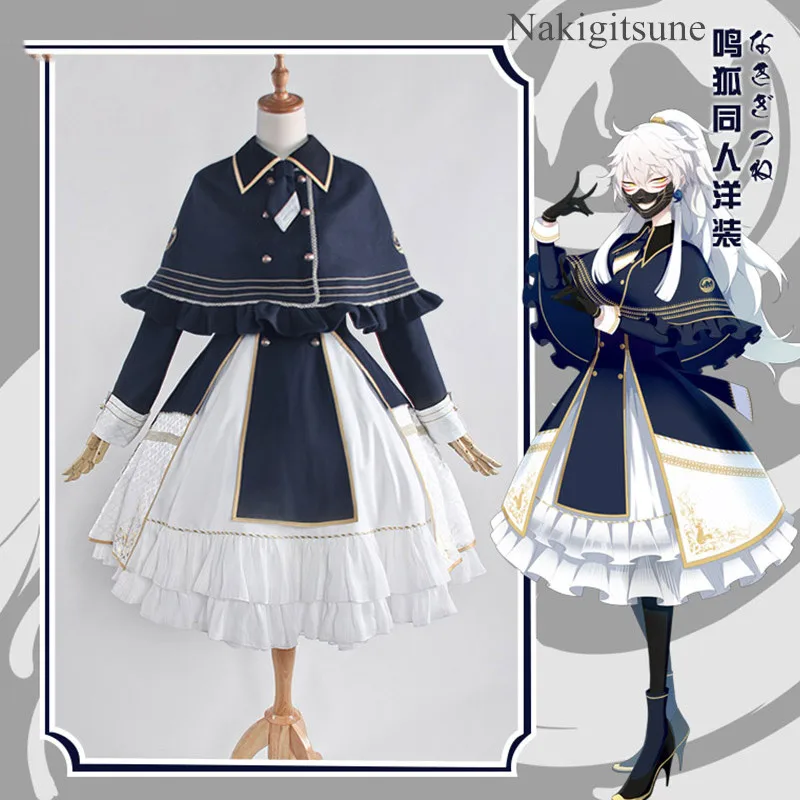 Аниме! Touken Ranbu Online hotarumaru Nakigitsune в стиле лолита для маленьких девочек прекрасная