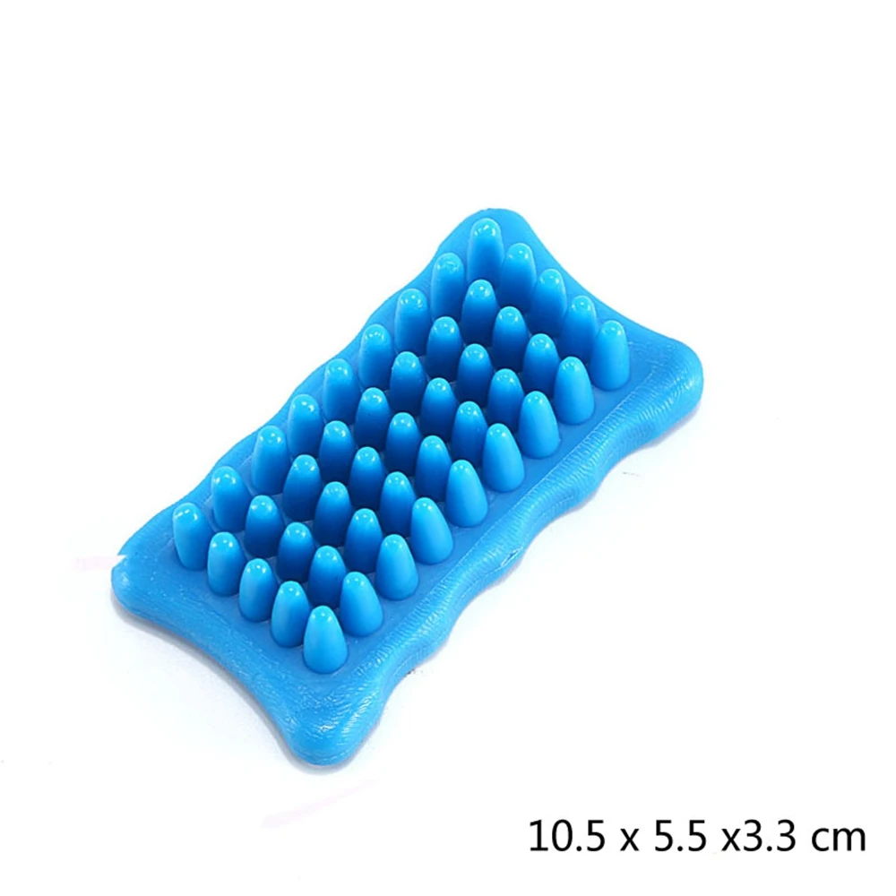 Blue 4 Щетка для ухода за домашними животными, перчатка для кошек, мягкая расческа для кошек, рукавица для стрижки собак, перчатка для удаления волос для кошек, собак, уход JK0001 - Цвет: Blue 4