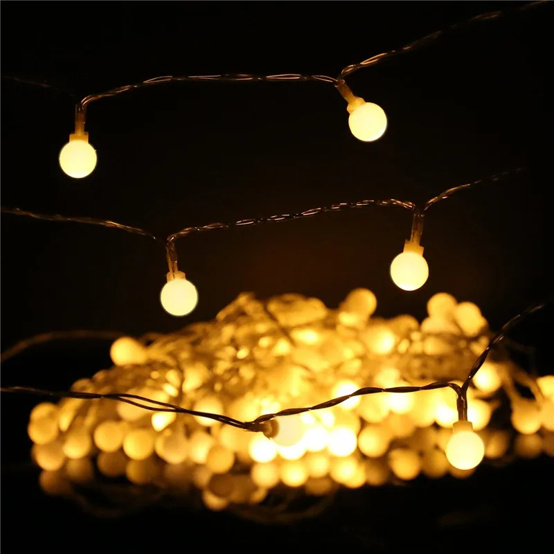 5M 50 LED Garland USB 5v Ball Fairy String Lights for New Year Christmas Festival Party Wedding Lamp Home Decoration led light | Лампы и
