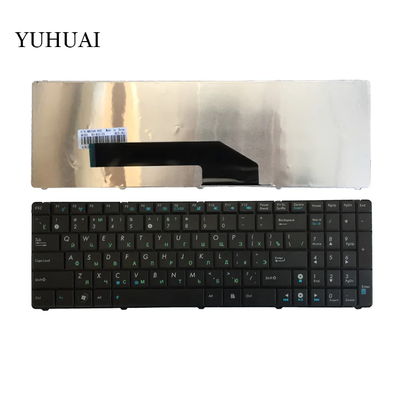 

Russian laptop keyboard FOR ASUS MP-07G73SU-5283 V111452CS2 04GNVK5KRU01-2 664000660074 MP-07G73RU-5283 V090562BK1 RU Black