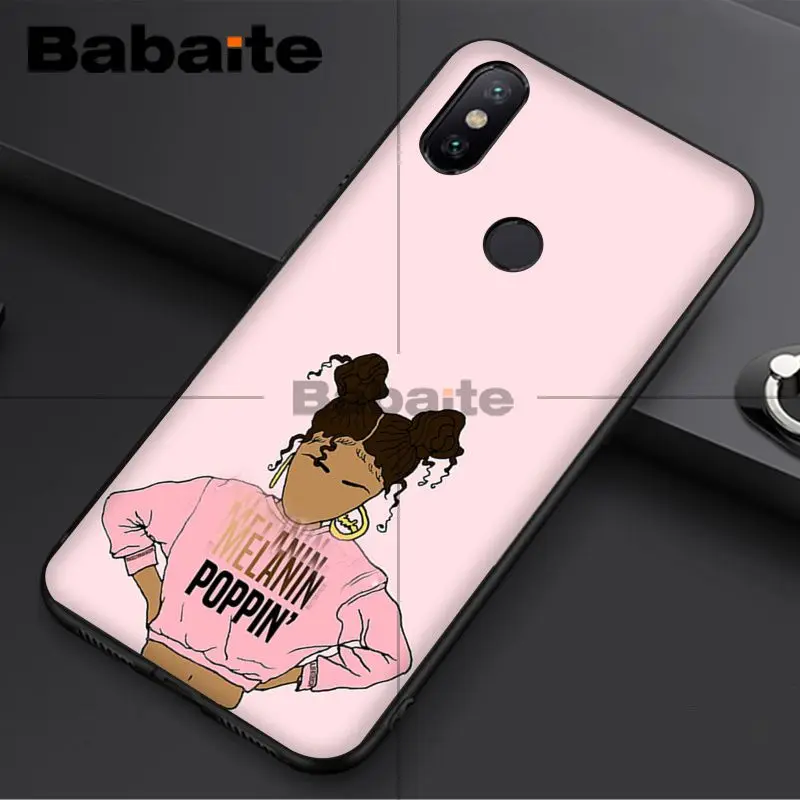 Высококачественный чехол для телефона Babaite 2bunz Melanin Poppin Aba redmi 5plus 5A 6pro 4X note5A note4x