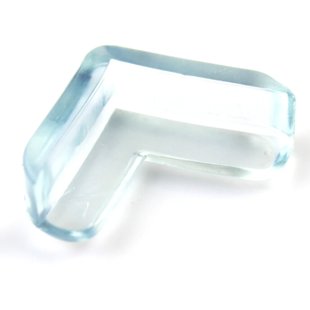 4 шт./компл. Прозрачная силиконовая защитная накладка на углы стола для