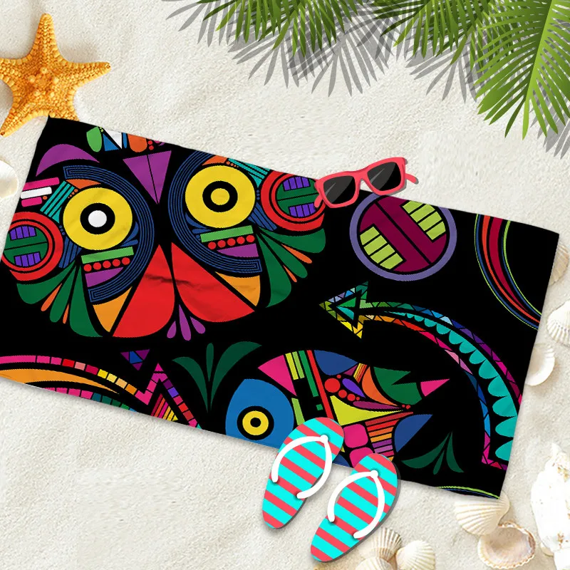 Microfine быстросохнущее пляжное банное полотенце из Микрофибры волшебный мягкий