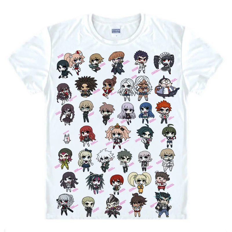 Coolprint японский Футболка с изображением в стиле аниме Danganronpa 2 футболки мульти