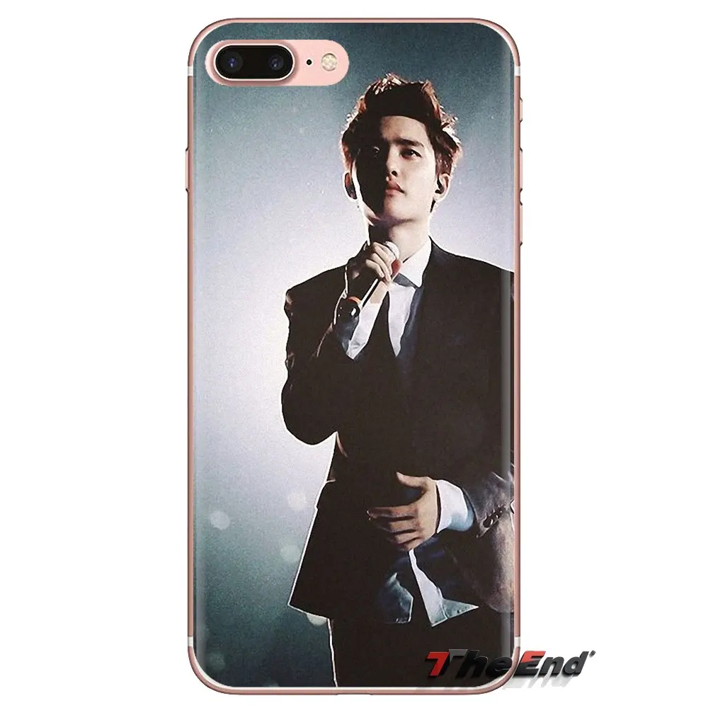 Прозрачные мягкие чехлы для Xiaomi Redmi 4A S2 Note 3 3S 4 4X 5 Plus 6 7 6A Pro Pocophone F1 D.O. kyungsoo Exo Kpop |