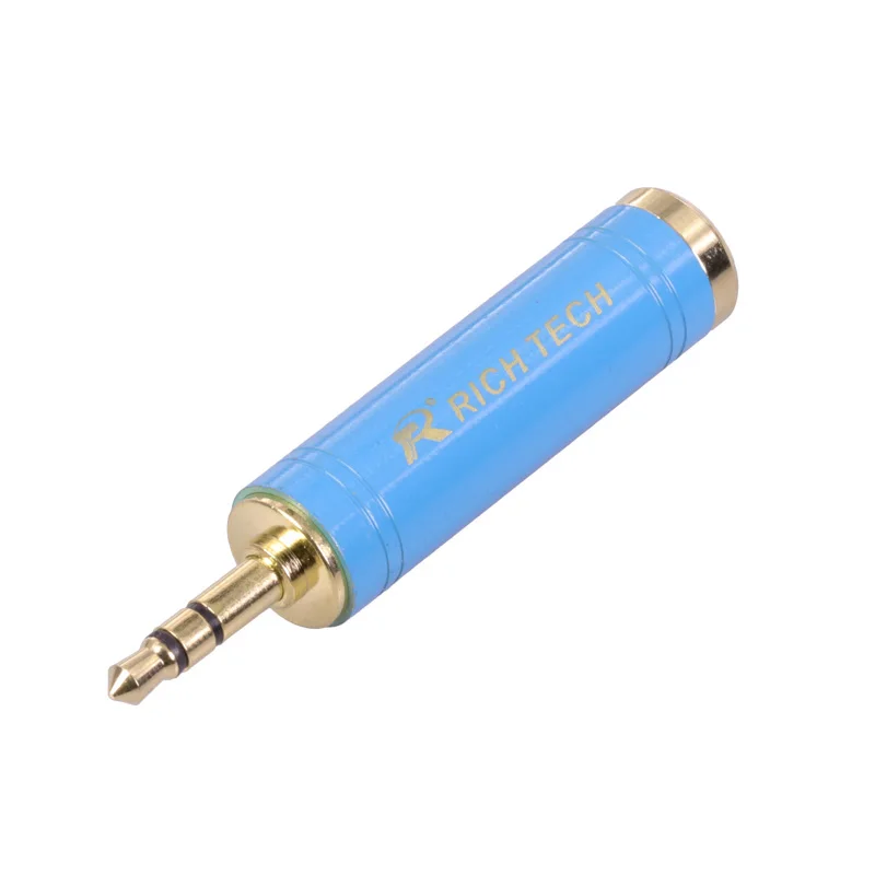 3poles Stereo Jack 3.5mm 1/8&quot Male to 6.35mm 1/4&quot Female Audio Converter For Headphone Microphone | Обустройство дома