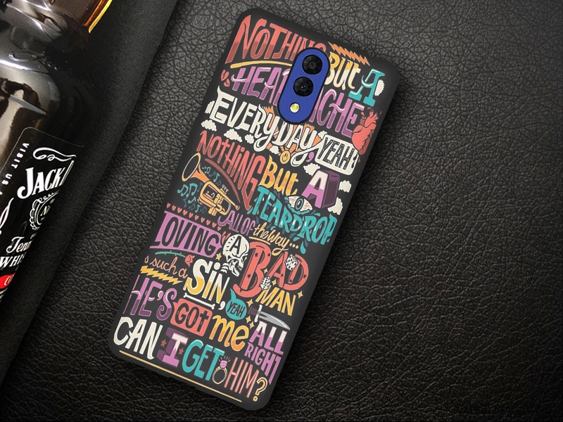JURCHEN Case For Alcatel 3L Case Soft Tpu Silicone Back Cover For Alcatel 3L 3 L Case Cover Funda Printing Bag Cartoon