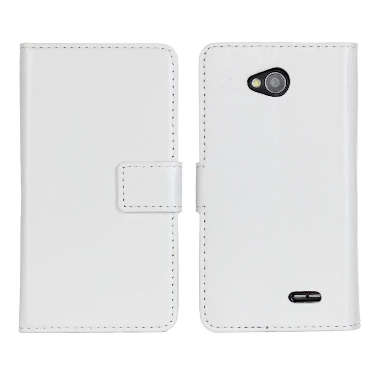 Роскошный кожаный чехол бумажник с откидной крышкой для LG L65 Dual D285 D280 L70 D325 D320