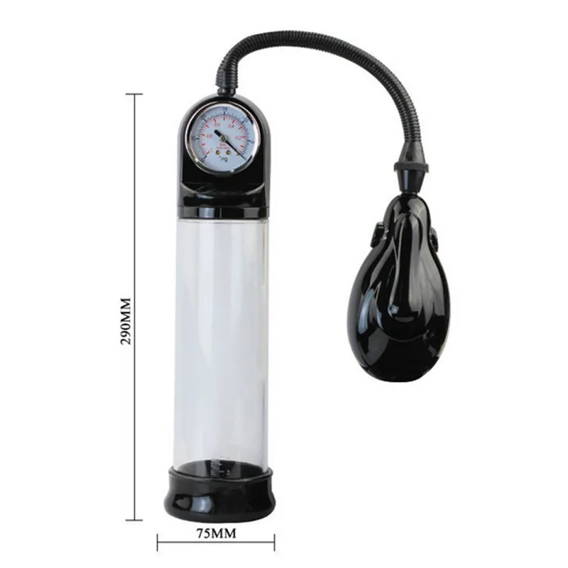 Интимные изделия манометр насос для пениса устройство увеличения взрослые секс