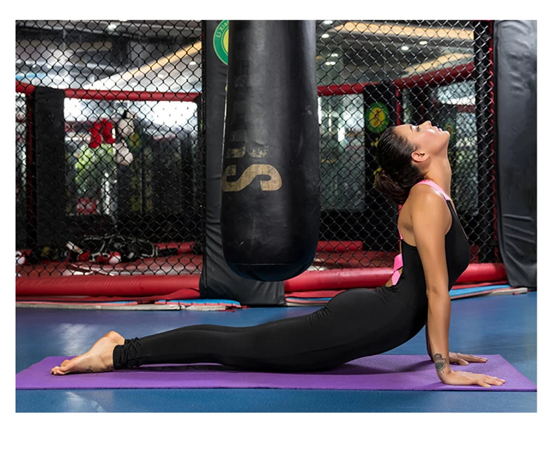 Спортивный костюм женский спортивный одежда для фитнеса плотно без спинки костюм женский спортивный розовый фитнес костюм женская одежда больших размеров Гимнастический зал одежда набор йоги