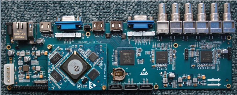Для макетной платы Hi3531A Haisi материнская плата гигабитный сетевой порт 1080P H.264 HDMI VGA