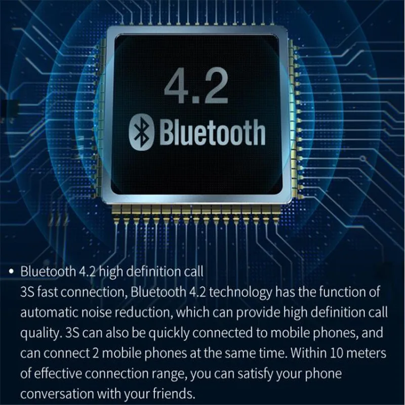 Беспроводные спортивные наушники XINGDOZ Bluetooth 4 2 с микрофоном для мобильного