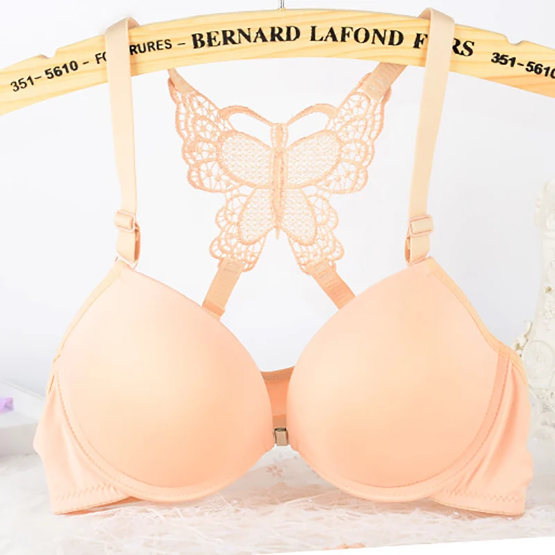 Сексуальный кружевной бюстгальтер для женщин пуш-ап белье бесшовный с открытой