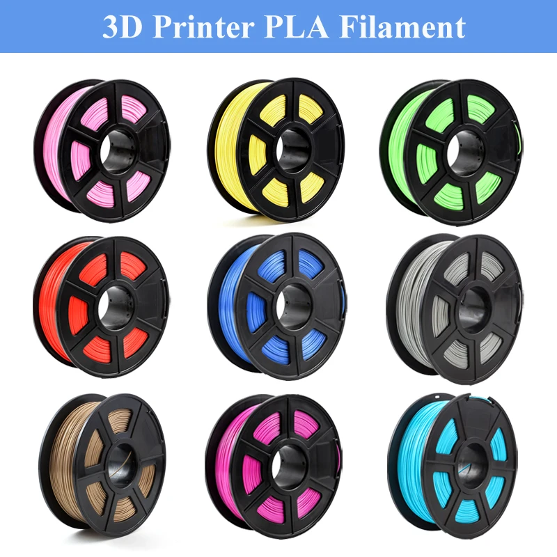Creality PLA нить 1 75 мм кг красочная печать материал Гибкая температура 180 230 для 3d