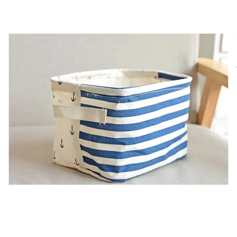 Органайзер для макияжа аксессуары стола коробка хранения в полоску настольные