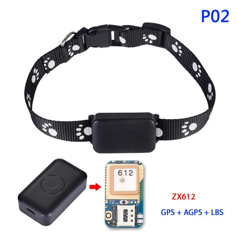 P02 gps трекер GSM A gps LBS Wifi отслеживание вызовов в реальном времени SOS воспроизведение голоса мониторный рекордер для пожилых детей автомобиль для животных - Цвет: P02