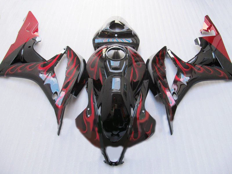 Комплект обтекателей для мотоцикла HONDA CBR600RR F5 07 08 CBR 600RR 600 RR 2007 2008 ABS красное пламя