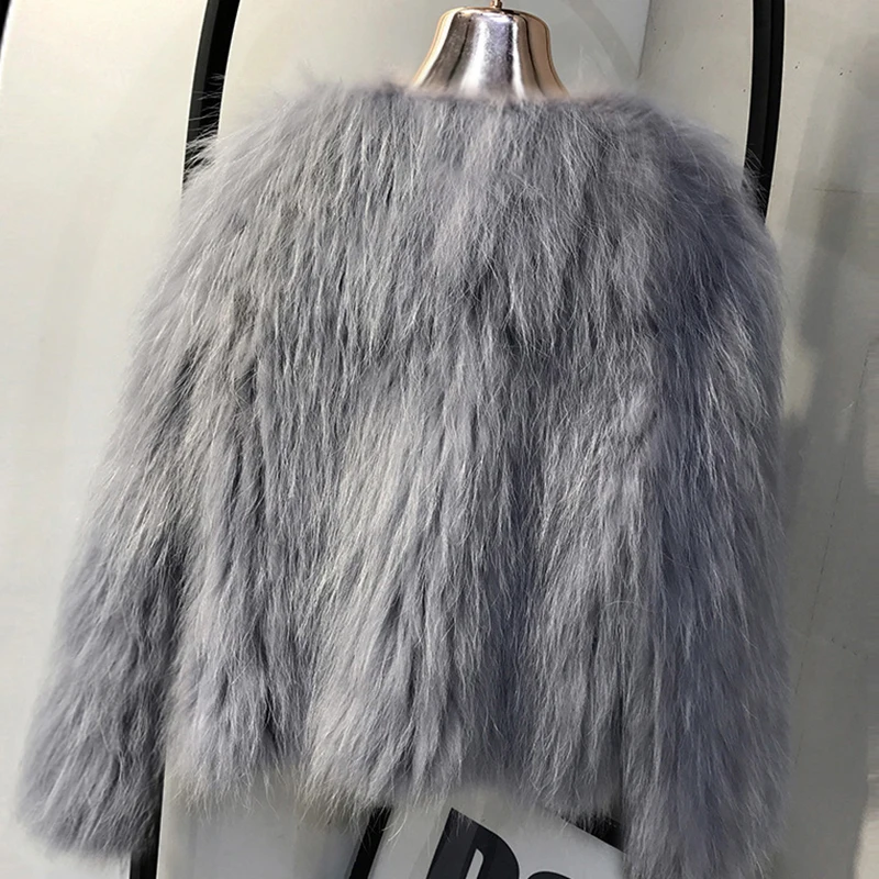 

Winter Autumn Elegant Short Casual Fur Outwear Fluffty Gray Fuax Fur Coat Women Lady Long Sleeve V Neck Overcoat Coat Plus Size