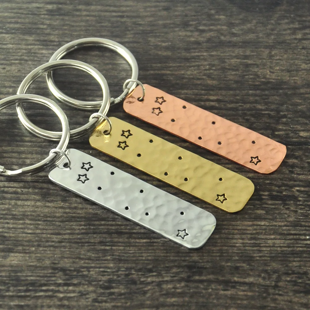 Пользовательские Созвездие близнецов брелок близнецы Знак подарок на день