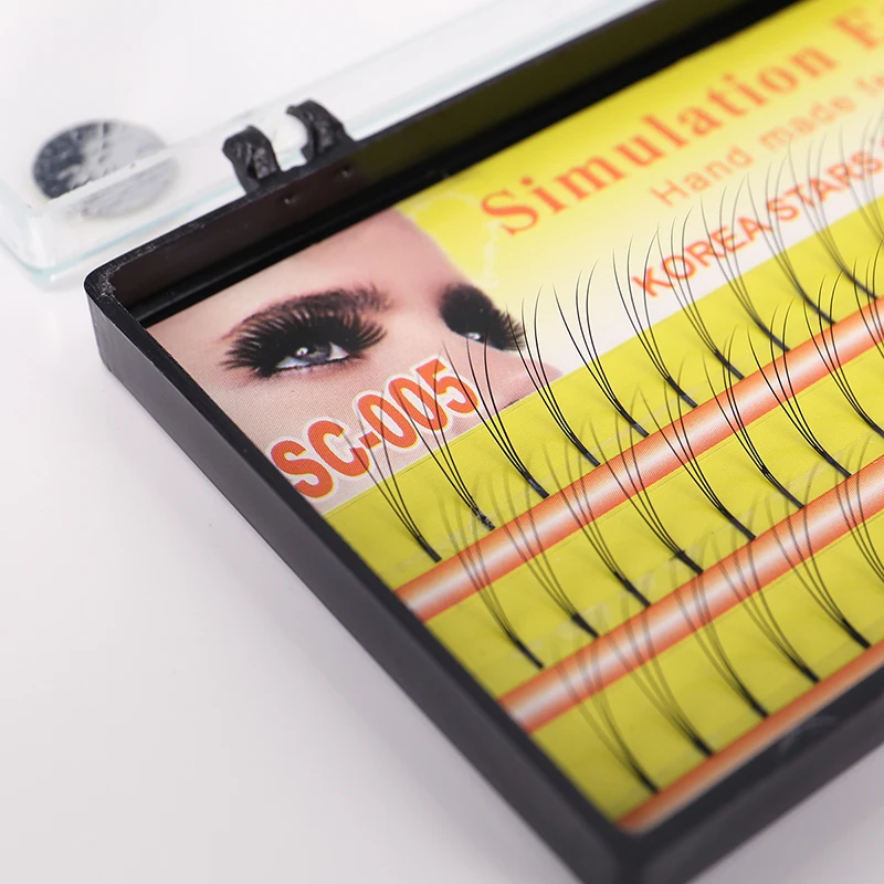 Объемные ресницы из искусственной норки с завитками удлиненные индивидуальные