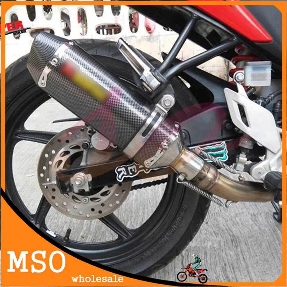 Мото rcycle глушитель выхлопной трубы Модифицированная труба Moto cross скутер