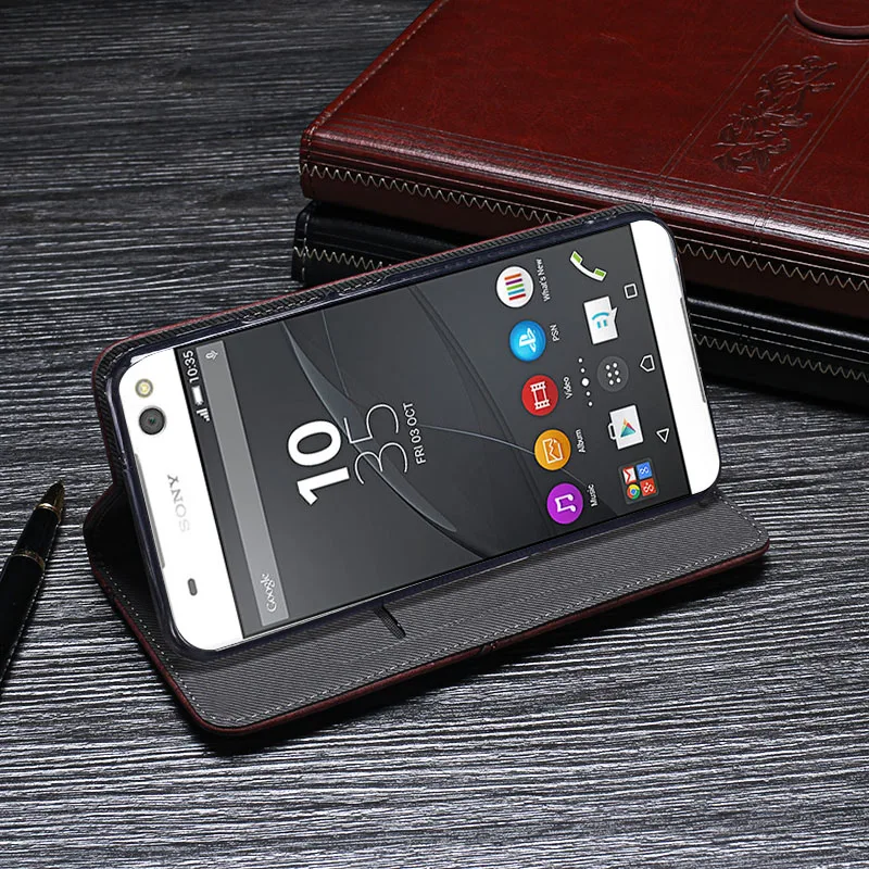 Itgoogo для sony Xperia C5 Ultra чехол 6 0 "телефон сумка Высокое качество Ретро Флип