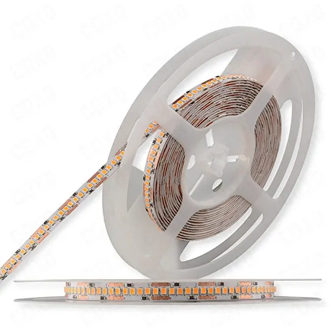 10 мм PCB 2835 SMD 1200 Светодиодная лента мягкая DC12V DC24v IP20 водонепроницаемый гибкий свет