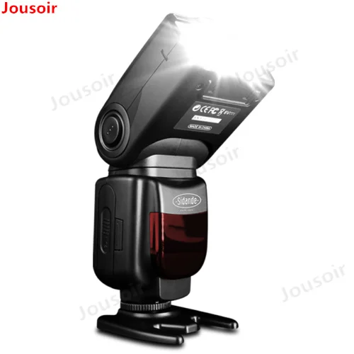 DF-800 high-speed synchro flashlight 6D 7D 5D3 2 external TTL top flash rotatable tape battery CD50 | Электроника