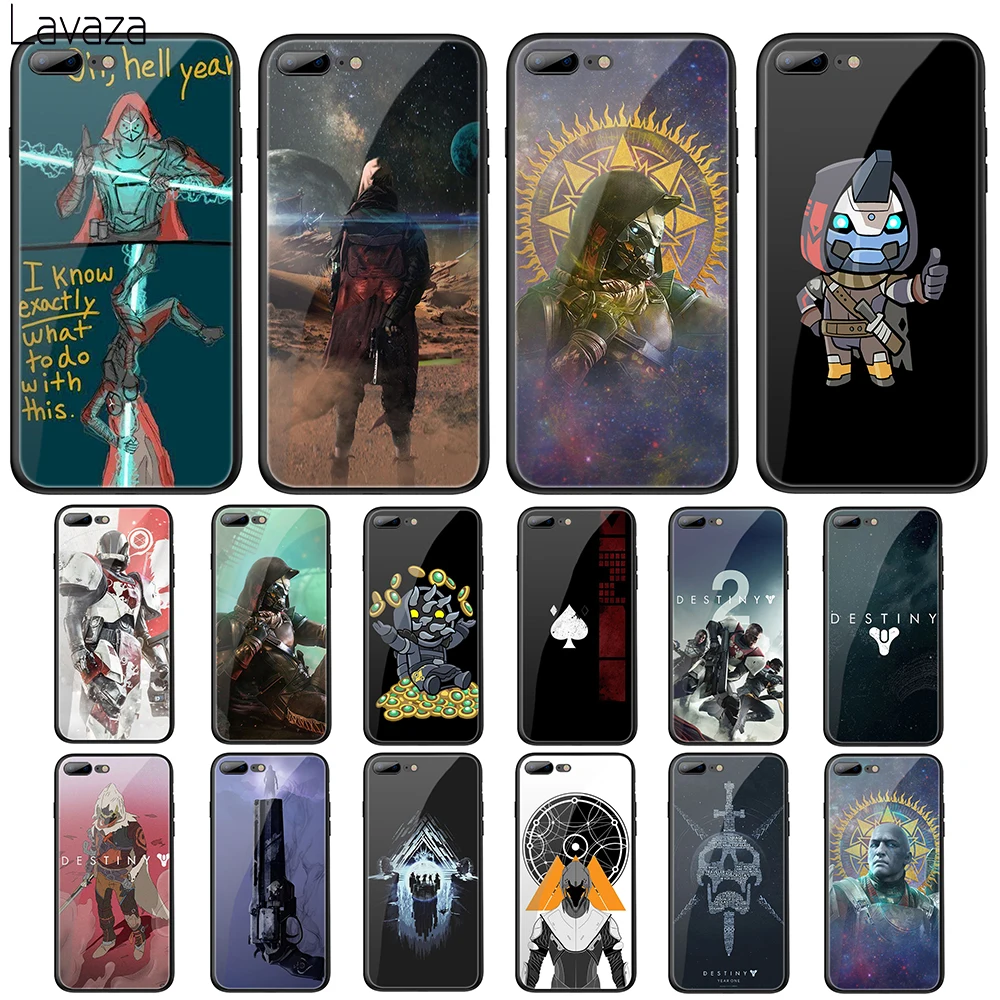 Чехол Lavaza Destiny 2 из закаленного стекла для Apple iPhone 6 6s 7 8 Plus X 5 5S SE XS 11 Pro Чехол для MAX XR