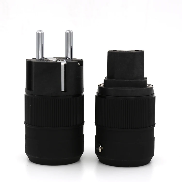 Пара RE+ RC Unprint пары High End родием EUR Schuko EU Мощность Plug& IEC разъем