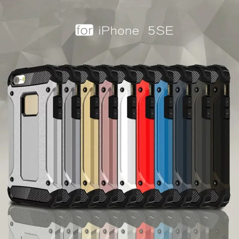 5S роскошный ударопрочный защитный жесткий чехол для Apple iPhone 5 на SE смешанный