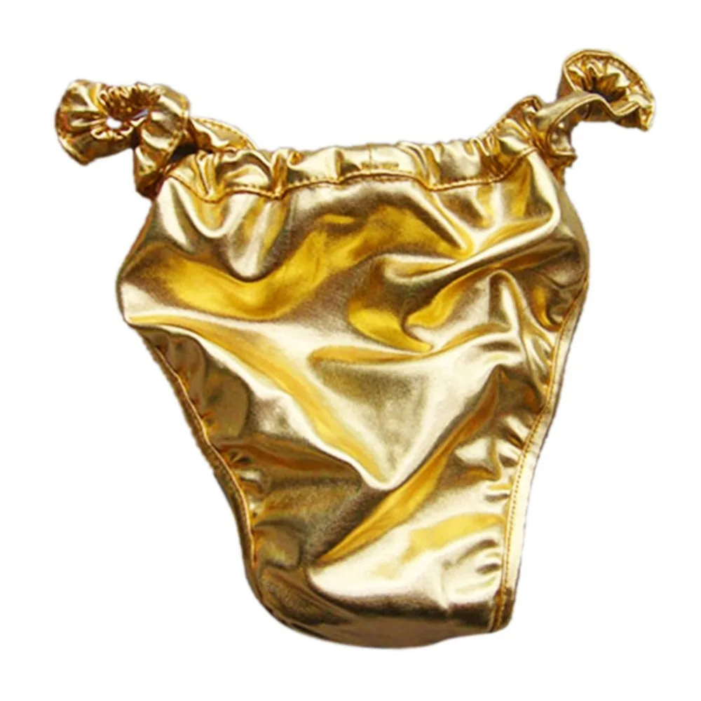 Горячая Распродажа мужское нижнее белье TiaoBug из искусственной кожи эластичные