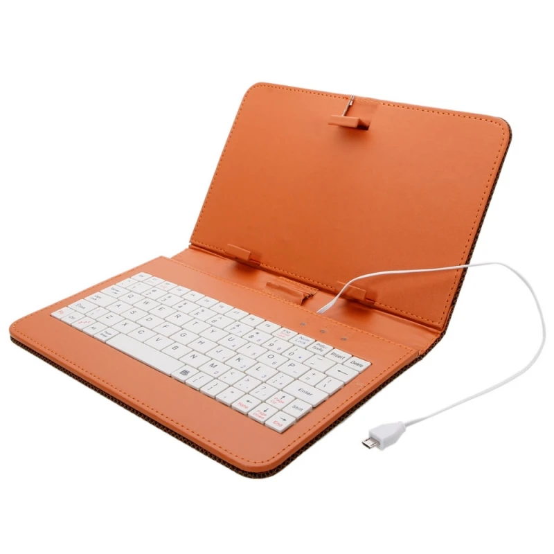 7&quot Tablet PC Leather Case Cover with Micro USB Keyboard Holder | Компьютеры и офис
