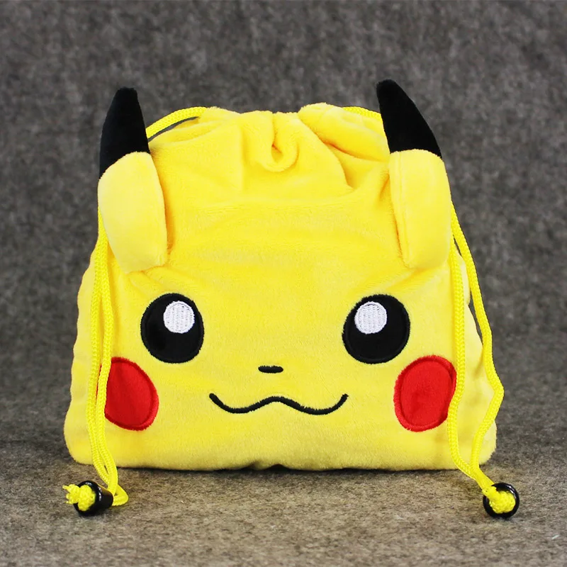 1 шт. Charmander Squirtle Bulbasaur плюшевые игрушки мешок шнурок 5 стилей на выбор 20*20 см