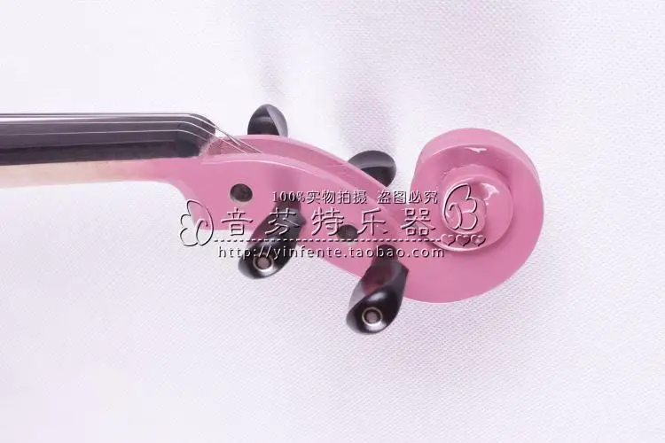 one pink 4 -String 4/4 New Electric Acoustic Violin #1-2504# ican make any color | Спорт и развлечения